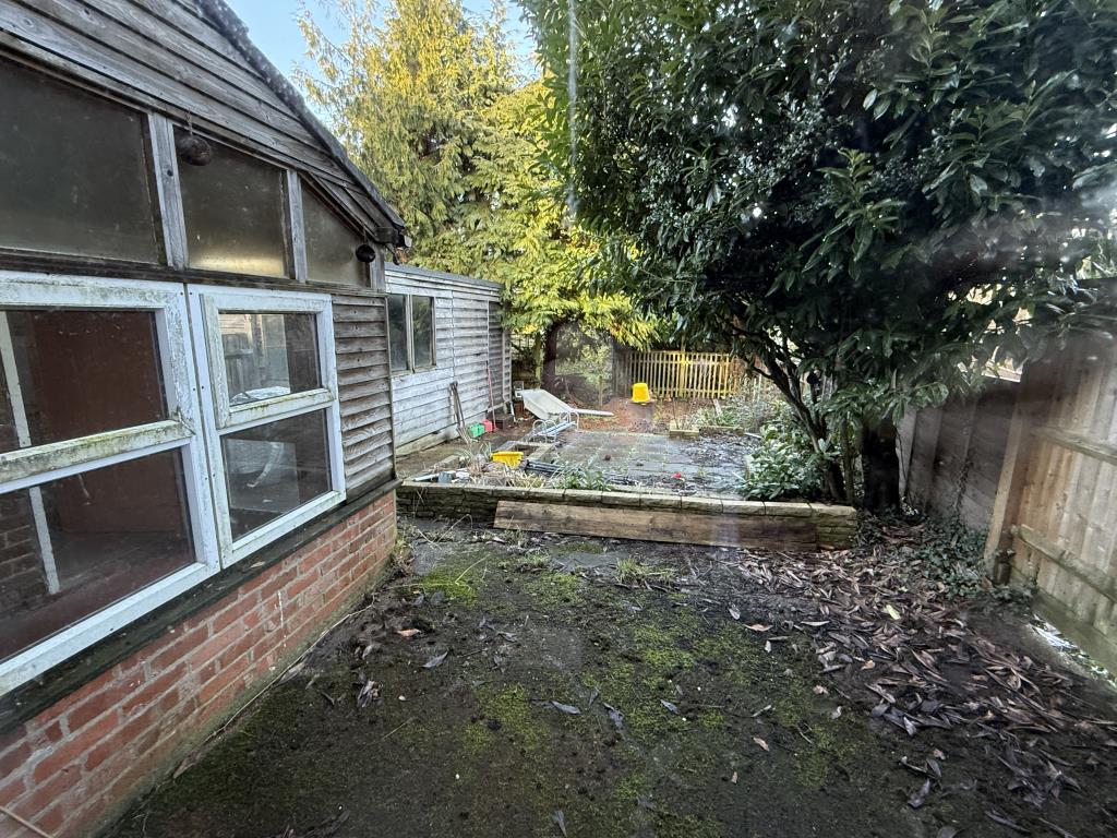 Lot: 158 - SEMI-DETACHED HOUSE IN NEED OF REFURBISHMENT - Rear Garden of Semi in need of Refurbishment